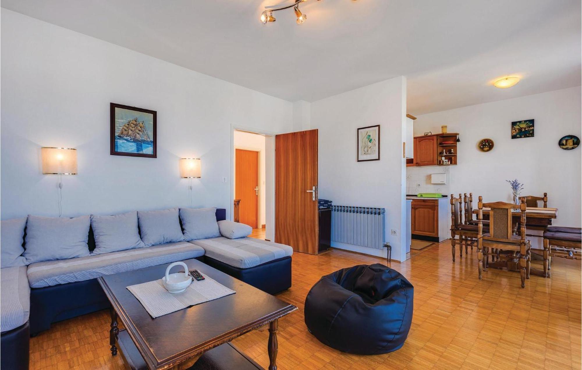 Nice Apartment In Crikvenica With House Sea View Kültér fotó