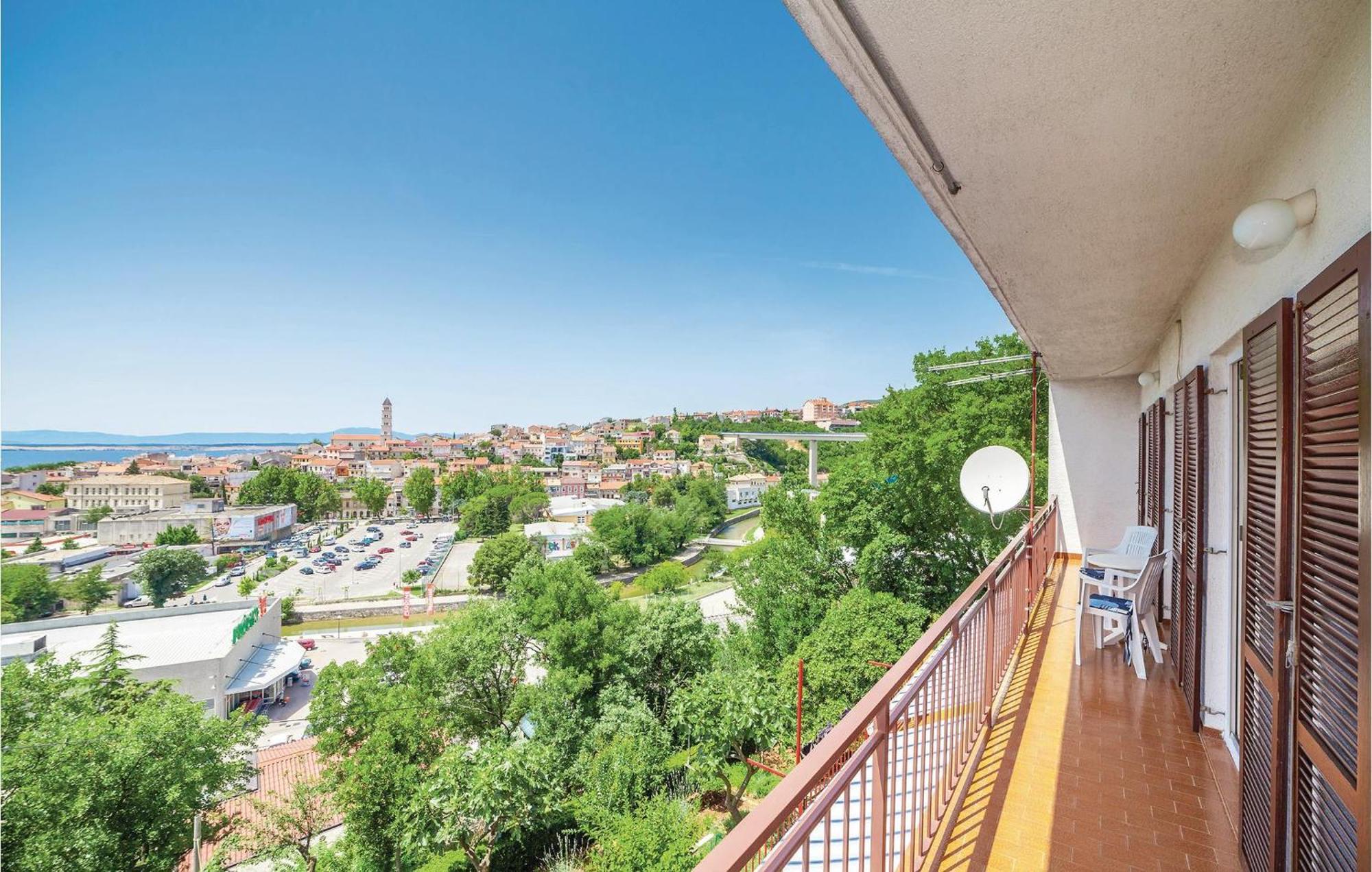 Nice Apartment In Crikvenica With House Sea View Kültér fotó